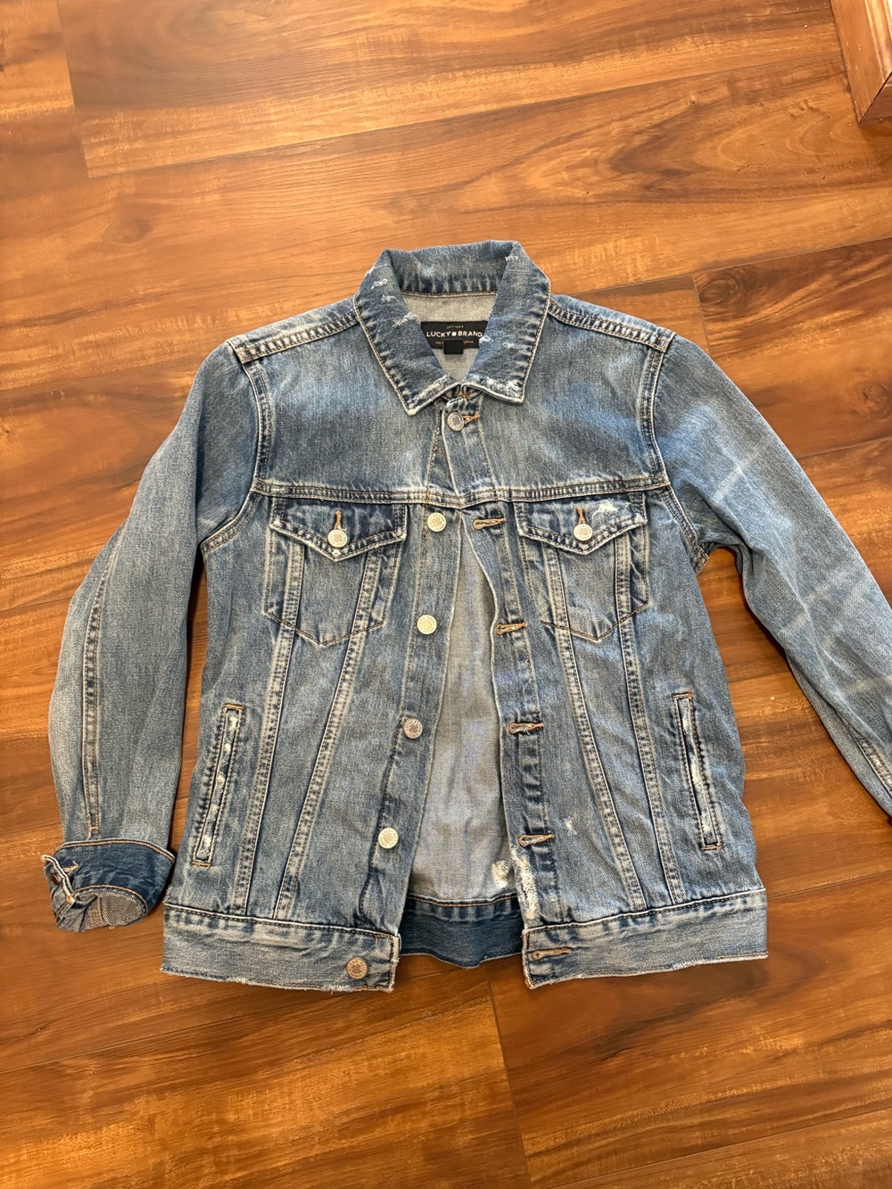 Lucky Brand Classic Light Wash Denim Jacket